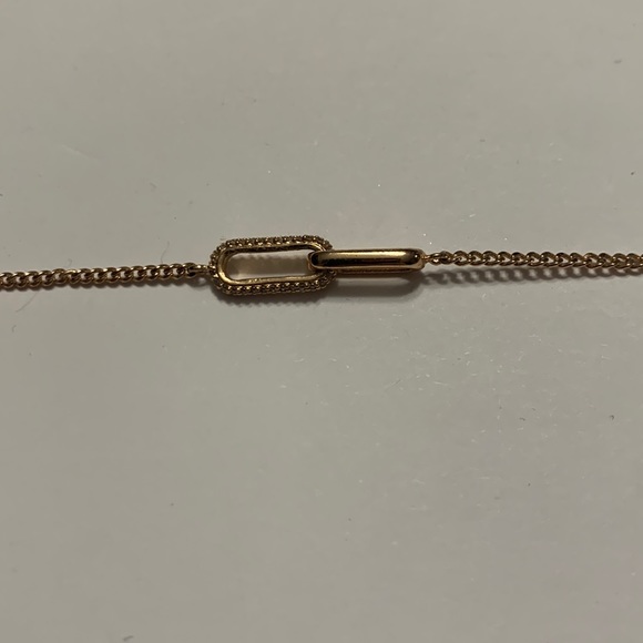 Rose gold necklace with infinity link from Stella & Dot - Picture 3 of 5